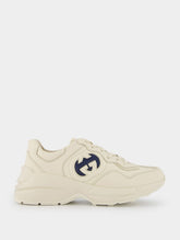 Gucci Interlocking G Rhyton Leather Sneakers