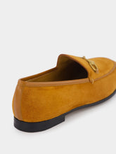 Gucci Jordaan Horsebit-Detail Suede Loafers
