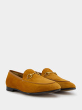 Gucci Jordaan Horsebit-Detail Suede Loafers