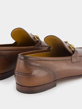 Gucci Dark Brown Leather Jordaan Loafers