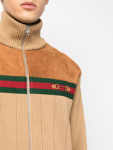 Gucci Knitted bomber jacket