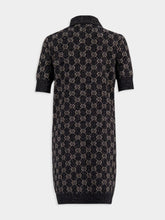 Gucci Lamé GG polo dress