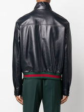 Gucci Leather bomber jacket