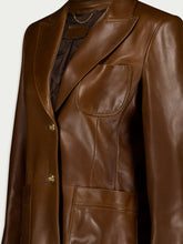Gucci Leather Single-Breasted Jacket