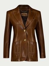 Gucci Leather Single-Breasted Jacket