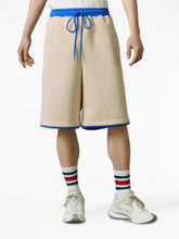 Gucci Logo-Appliqué Colour-Block Track Shorts