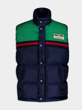Gucci Logo-Appliqué Satin Padded Gilet