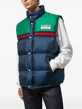 Gucci Logo-Appliqué Satin Padded Gilet