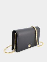 GucciMini Chain Black Leather Bag at Fashion Clinic