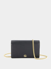 GucciMini Chain Black Leather Bag at Fashion Clinic