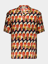 Gucci Porter Print Silk Twill Shirt