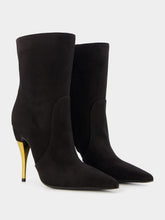 Gucci Priscilla Suede 110mm Ankle Boots