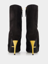 Gucci Priscilla Suede 110mm Ankle Boots