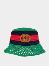 Gucci Raffia-Effect Viscose Bucket Hat