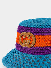 Gucci Raffia-Effect Viscose Bucket Hat