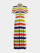 Gucci Short-Sleeved Polo Midi Dress