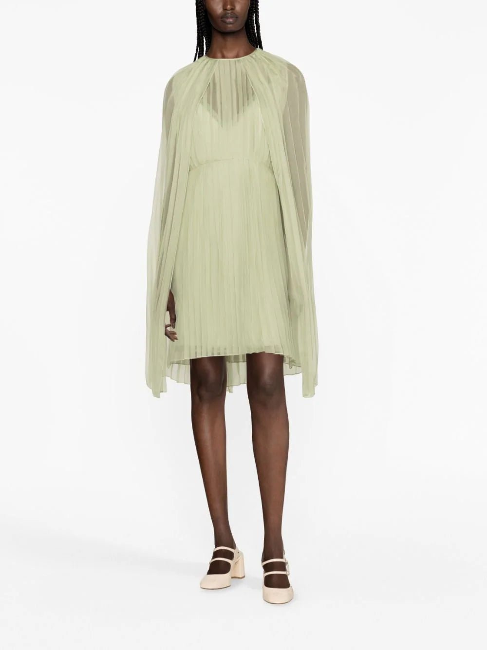 Gucci Silk Pleated Dress