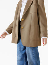 Gucci Single-Breasted Horsebit-Detail Wool Blazer