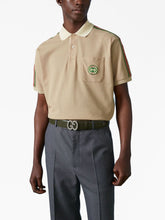 Gucci Web-Stripe Logo-Patch Polo Shirt