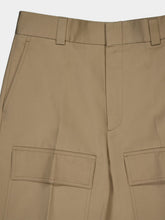 Gucci Wide-Leg Cotton Cargo Trousers