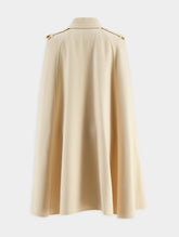 Gucci Wool Coat with Cape Sleeves