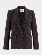 Isabel Marant Étoile Check-Pattern Wingle-Breasted Blazer