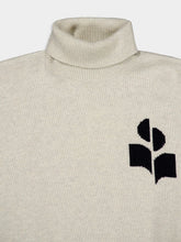 Isabel Marant Étoile Nash Roll-Neck Intarsia-Knit Logo Jumper