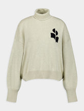 Isabel Marant Étoile Nash Roll-Neck Intarsia-Knit Logo Jumper