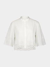 Isabel Marant Étoile Rommy Broderie Anglaise Cotton Shirt