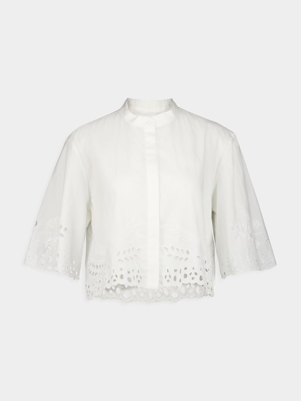 Isabel Marant Étoile Rommy Broderie Anglaise Cotton Shirt 