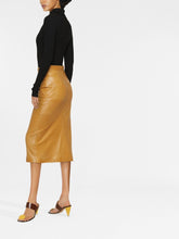 Isabel Marant Leather Midi Skirt