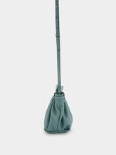 Isabel Marant Luzes Gathered Crossbody Green Leather Bag