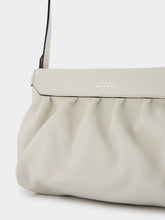 Isabel Marant Luzes Gathered Crossbody White Leather Bag