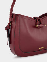 Isabel Marant Vigo Leather Shoulder Burgundy Bag
