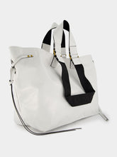 Isabel Marant Wardy Crinkle-Effect Leather Tote Bag