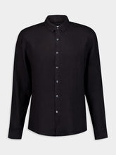 James Perse Classic Linen Black Shirt