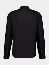 James Perse Classic Linen Black Shirt