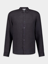 James Perse Classic Linen Dark Grey Shirt