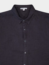 James Perse Classic Linen Dark Grey Shirt