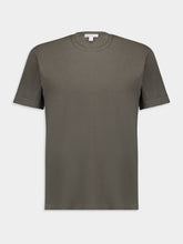 James PerseShort Sleeve Crew Neck Green T-Shirt at Fashion Clinic
