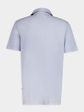 James Perse Short-Sleeved Classic Blue Polo Shirt