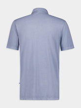 James Perse Sueded Jersey Blue Polo
