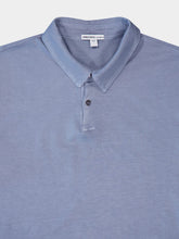 James Perse Sueded Jersey Blue Polo