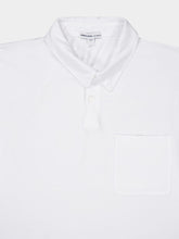 James Perse Sueded Jersey White Rugby Polo