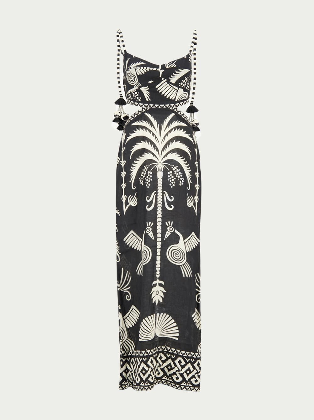 Johanna Ortiz Escritura Quipu Linen Maxi Dress