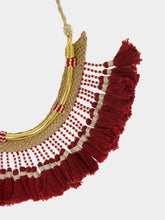 Johanna Ortiz Soberanos Del Imperio Burgundy Necklace