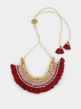 Johanna Ortiz Soberanos Del Imperio Burgundy Necklace