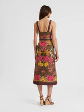 La DoubleJ Baia Floral-Print Midi Skirt