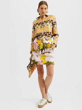 La DoubleJ Boy Mezzaluna-Print Silk Shirt