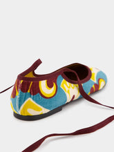 La DoubleJ Dendera Light Blue Winter Ballerina Flats